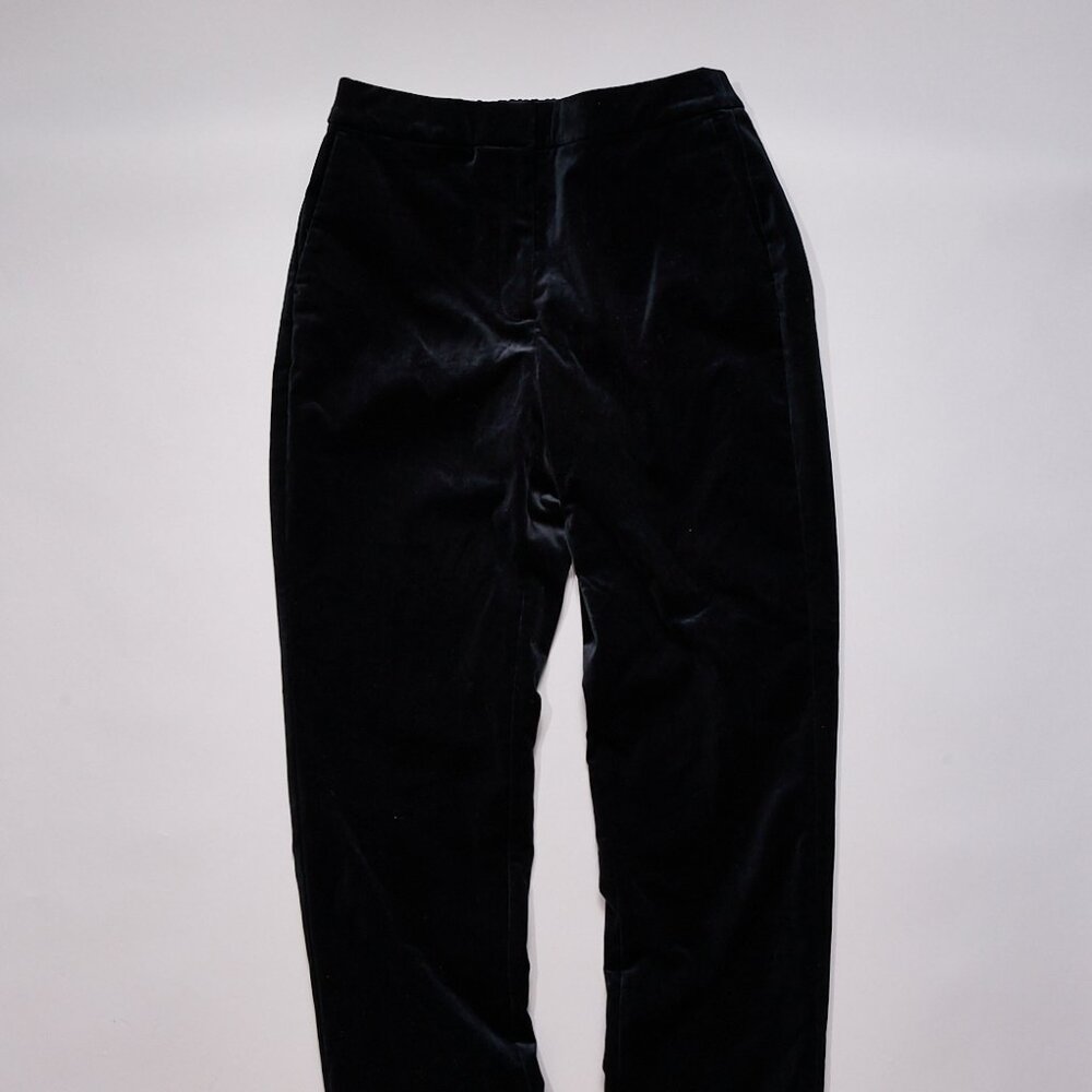 JCREW COTTON STRETCH VELVET PANTS